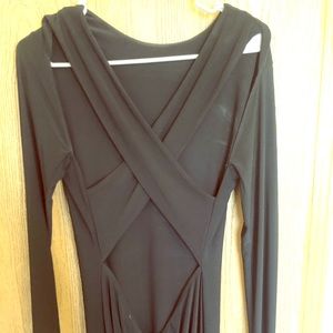 Long Sleeve Black Dress